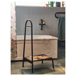 IKEA BÄSINGEN  (ИКЕА БЭСИНГЕН)  -  Полка для душа - антрацит 16x29 см