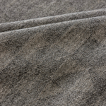 Шерстяная портьерная ткань «Graphite Herringbone» — натуральная шерсть с мелким елочным переплетением для штор от пола до потолка