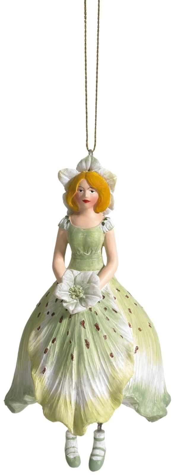 Фигурка декоративная Fiebiger Floristik: Blumenmädchen (цветочная фея) Морозник