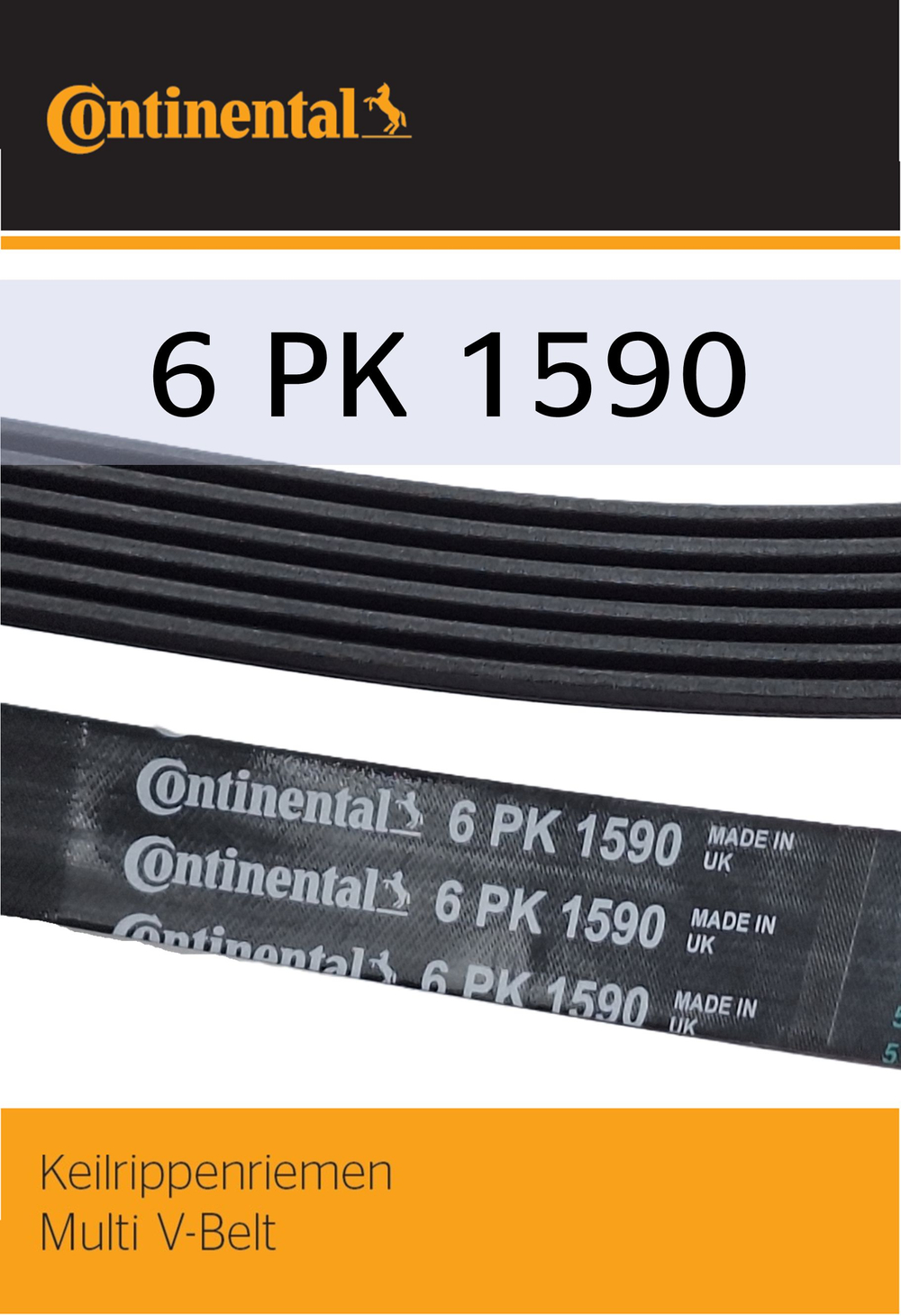 Ремень генератора Continental 6PK1590