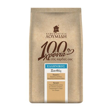 Традиционный Греческий Кофе Loumidis, 490г / Средней обжарки, Молотый, Греция