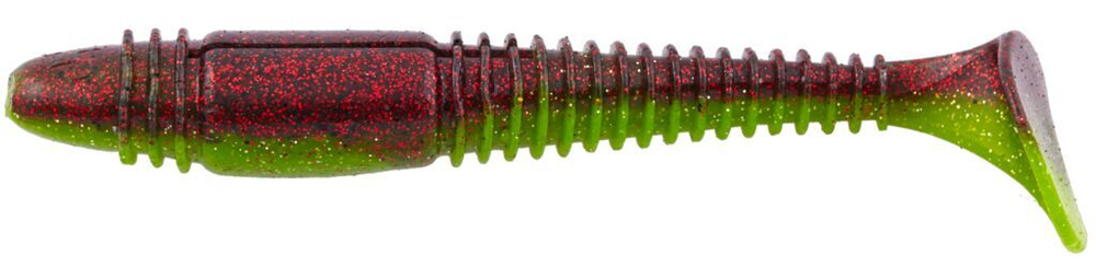 Виброхвосты съедобные LJ Pro Series TIOGA FAT 4.5in (11,4 см), цв. T44, 4 шт.