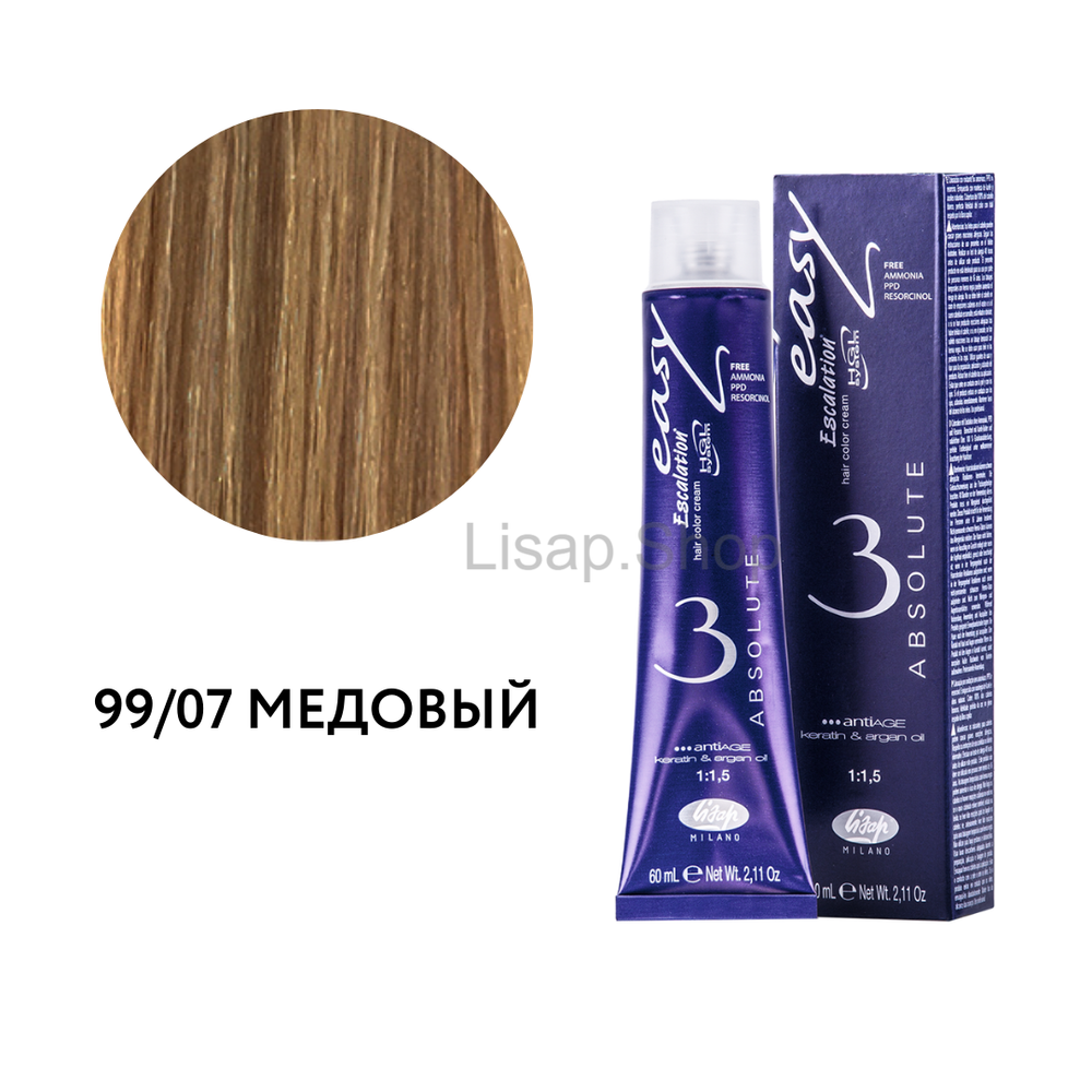 Безаммиачный перманентный крем-краситель для волос "Escalation Easy Absolute 3"