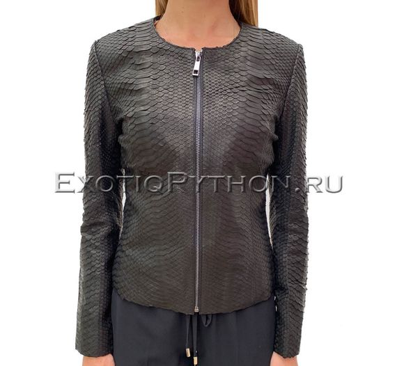Куртка из кожи питона JT-36