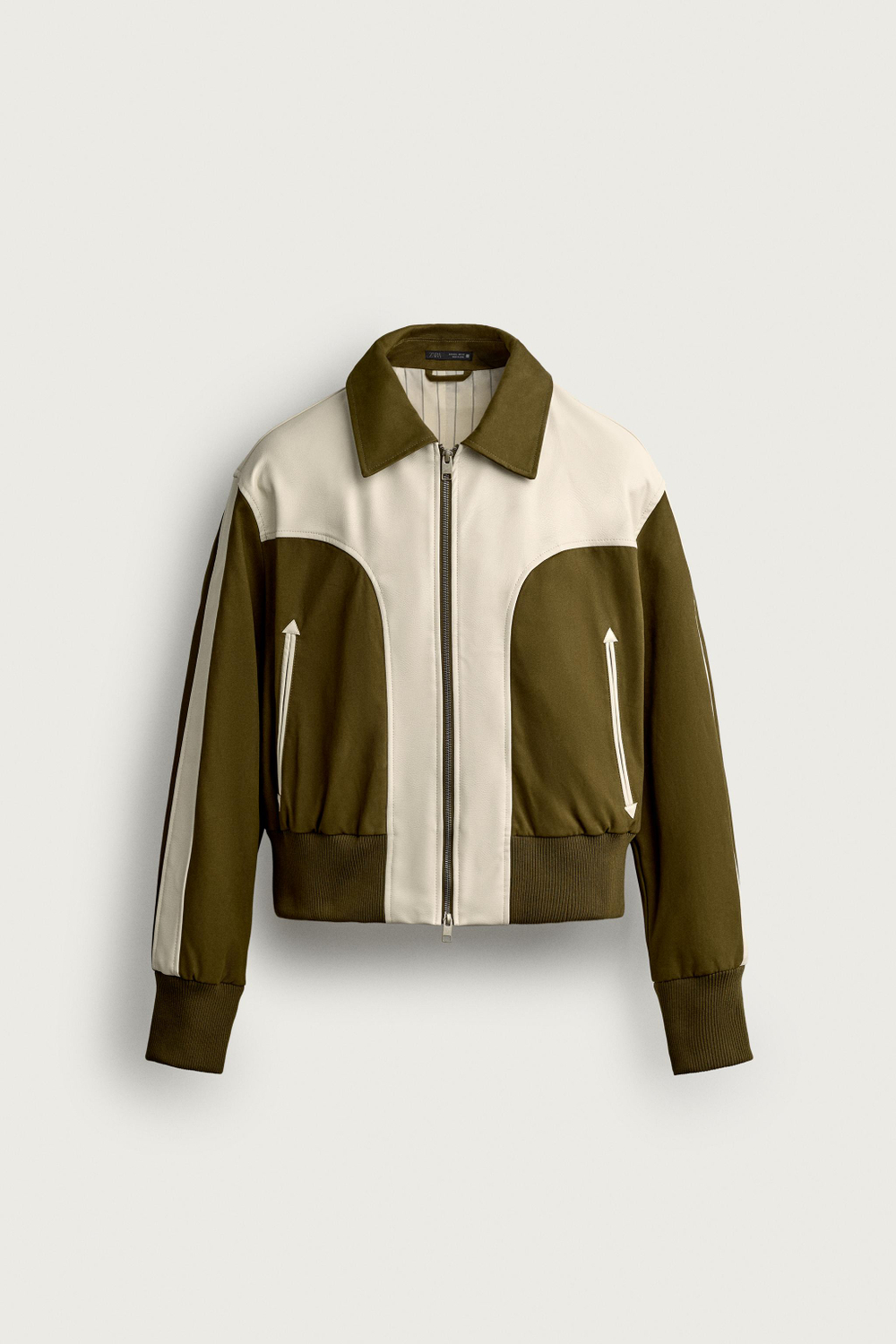 КУРТКА ИЗ ИСКУССТВЕННОЙ КОЖИ — ZARA