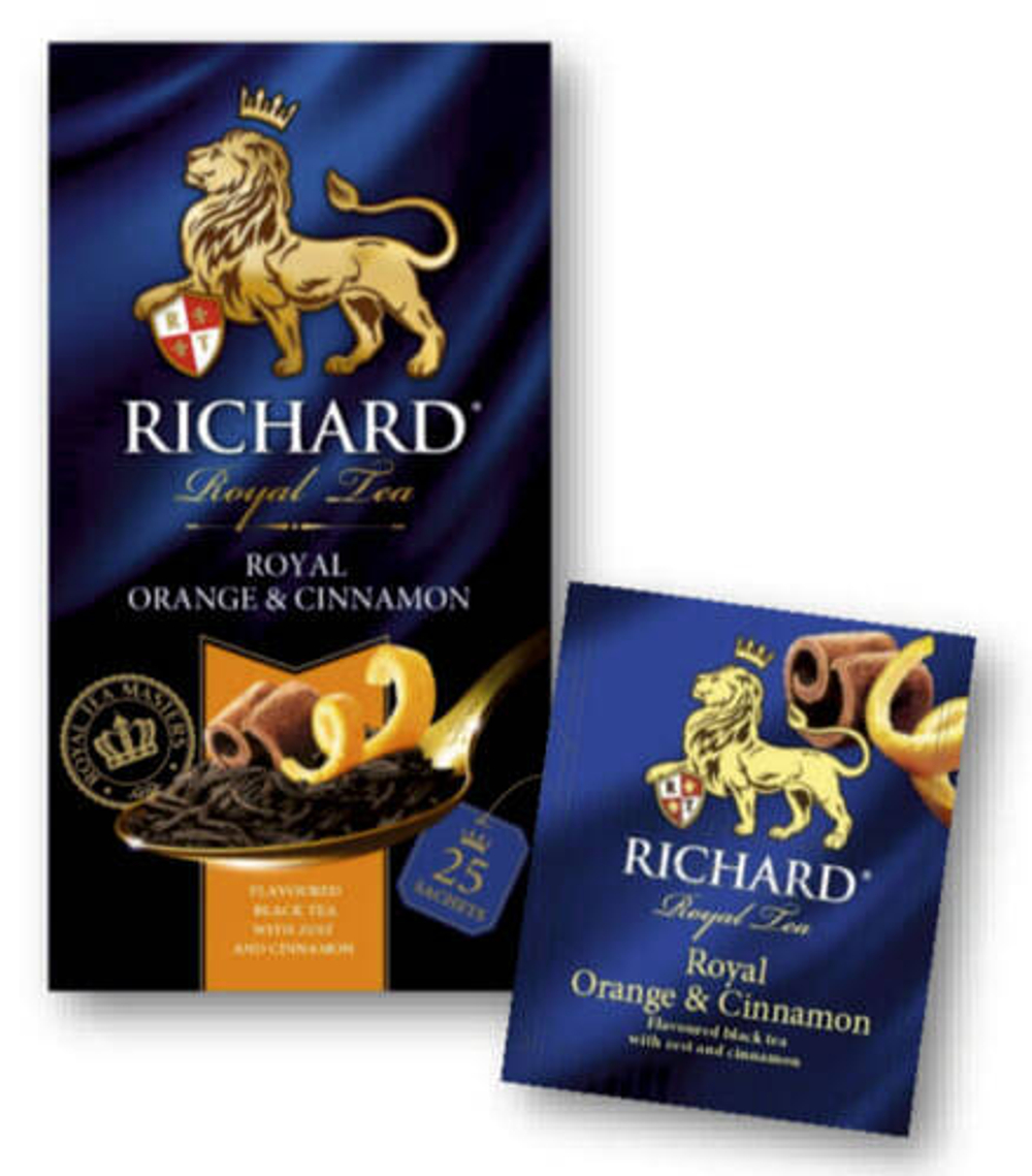 Чай в пакетиках Richard Royal Orange & Cinnamon 25 шт