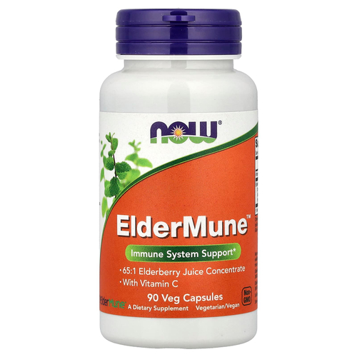 NOW Foods, ElderMune™, 90 растительных капсул