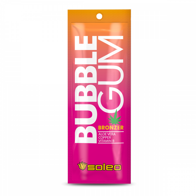 Крем для загара с бронзатором Bubble Gum SOLEO, 15мл