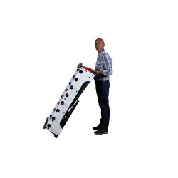 Игровой стол - футбол "STORM F-3 FAMILY OUTDOOR TELESCOPIC" (138x76x88, жетоноприемник) с защитным корпусом