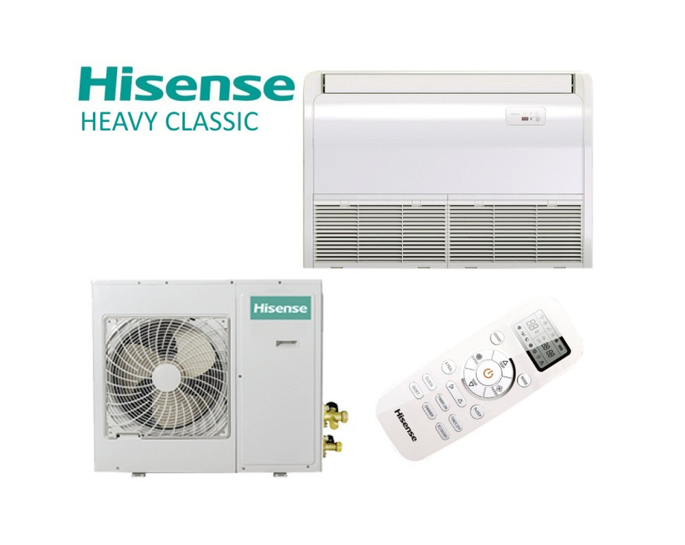 Напольно-потолочная сплит-система Hisense AUV-24HR4SA/AUW-24H4SZ1 (зимний комплект)