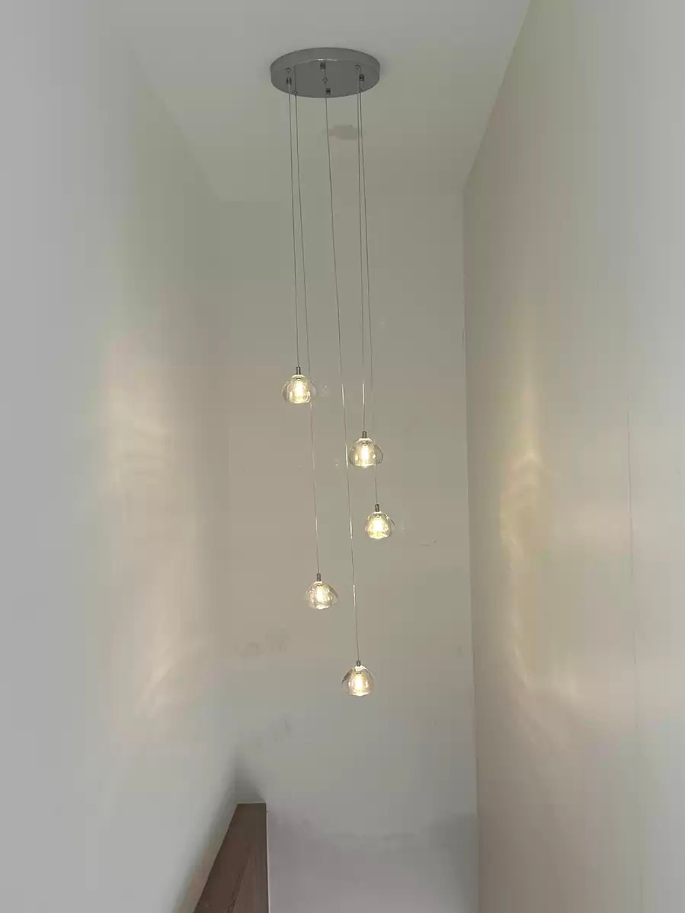 Pendant design lamp Mizu by Terzani (3 suspension)