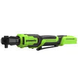 Гайковерт-трещотка Greenworks GD24RW, 24V, бесщеточная, 1/2", 80Нм, редуктор 70 мм, без АКБ и ЗУ с сумкой, арт. 3804007 — фото 3