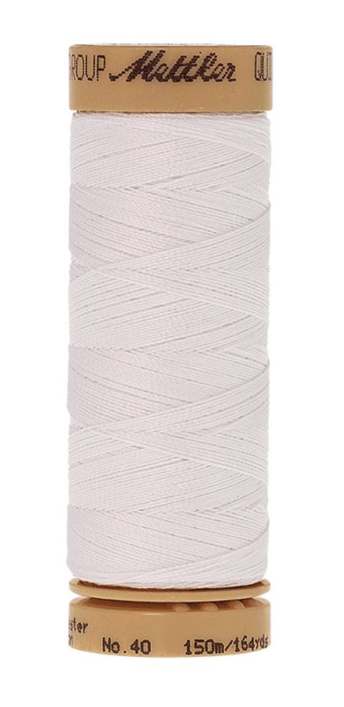Нить вощеная Mettler Quilting Extra Stark 40 (150 м), 5 кат. | цв. 0002