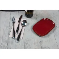 Блюдо овальное 20*13 см h1,9 см для закусок Evolution Dark Red P.L. Proff Cuisine [1]