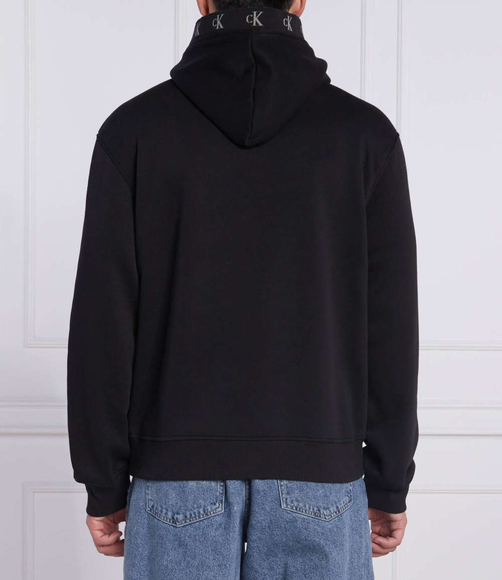 Худи logo jacquard CALVIN KLEIN JEANS - черный(J30J321883)