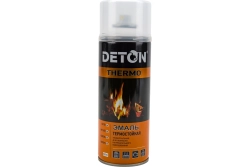 Эмаль термостойкая DETON"THERMO"Белая" 520мл.аэрозоль,РОССИЯ