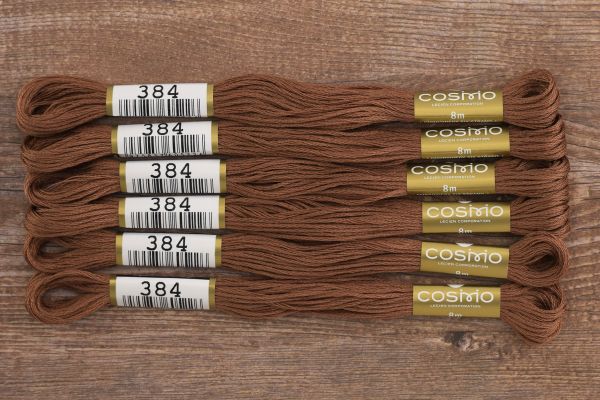 Мулине Lecien Cosmo, цв. 0384 / 6 мот. по 8 метров, в 6 сложений