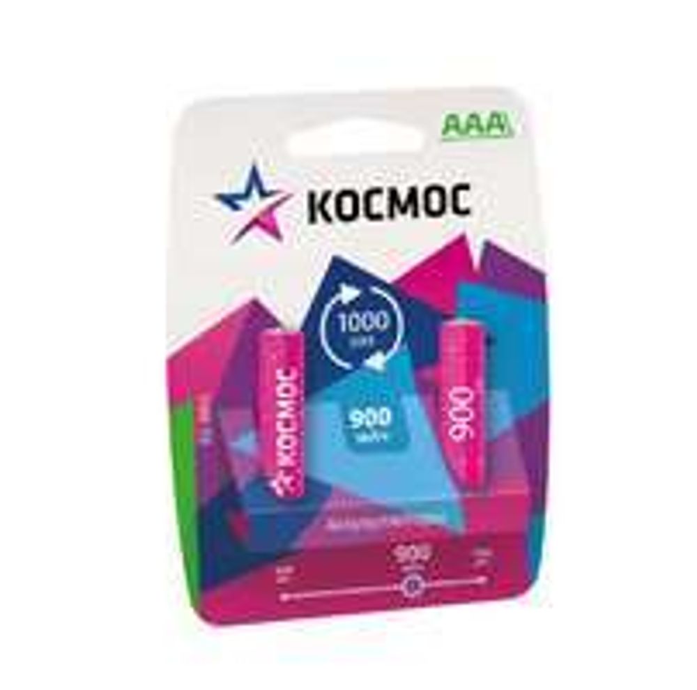 Аккумулятор Космос R03 NI-MH 900 mAh АА