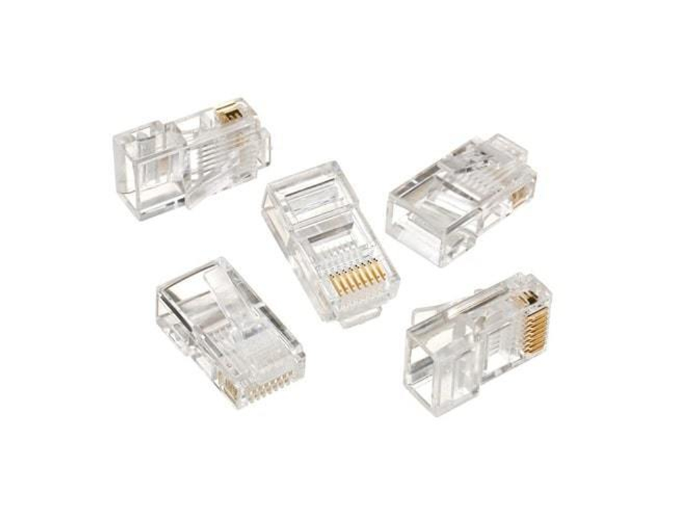 Коннектор RJ-45 (8P8C) cat.6 RIPO покрытие 3мкд, универсальные ножи