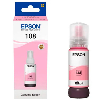 Контейнер с чернилами EPSON 108 (C13T09C64A) для L8050/L18050 светло-пурпурный