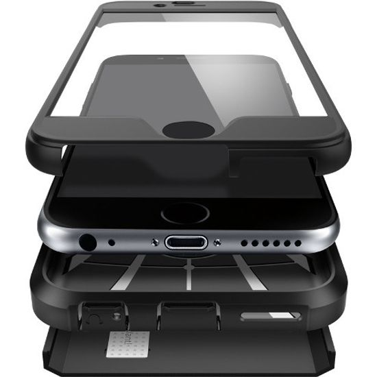 Sgp Spigen Case Perfect Armor Black SGP11615 - Противоударная накладка с экраном для iPhone  6 / 6S