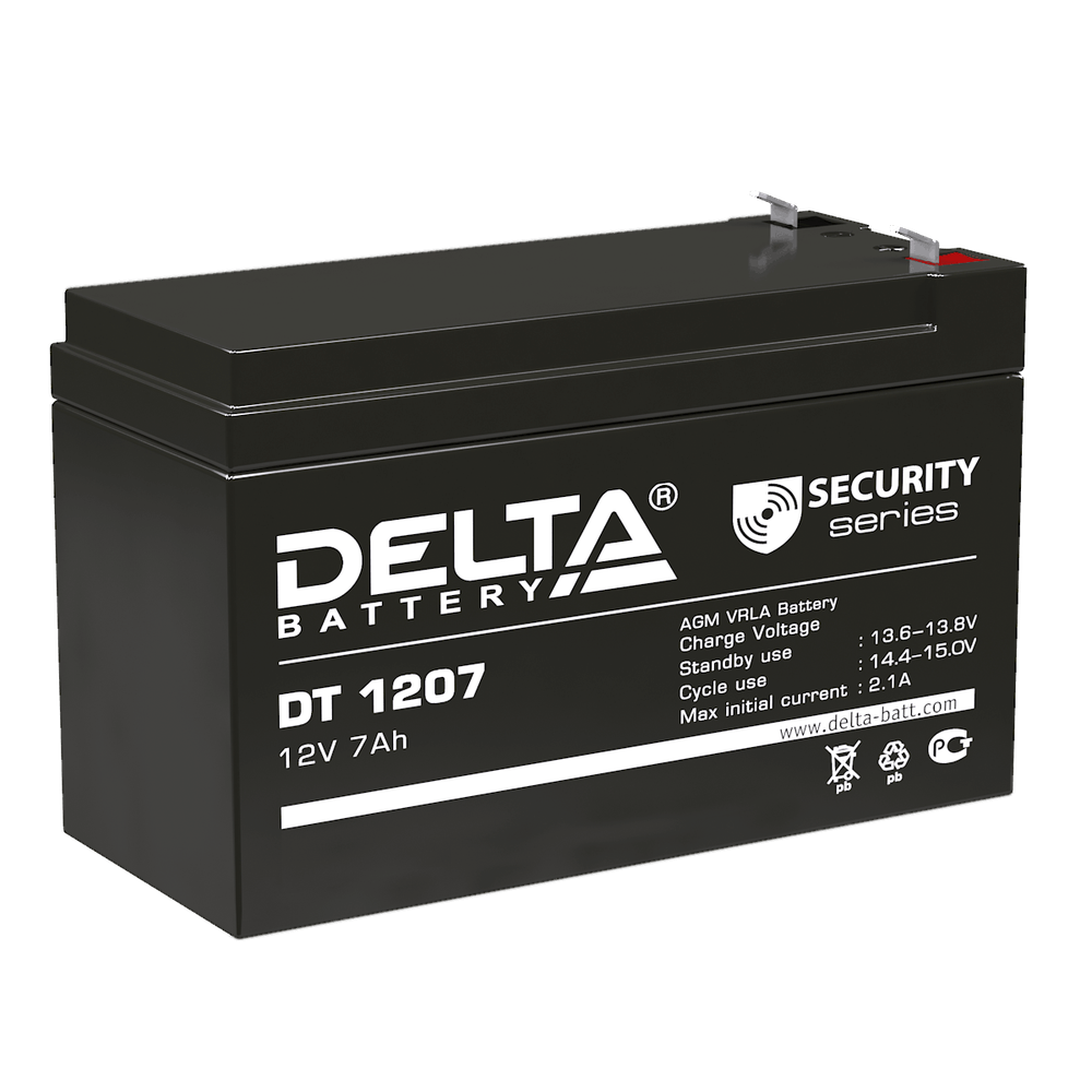 Аккумулятор DELTA DT 1207 - AGM ( 12В / 7Ач ) Аккумулятор DELTA DT 1207 - AGM ( 12В / 7Ач )