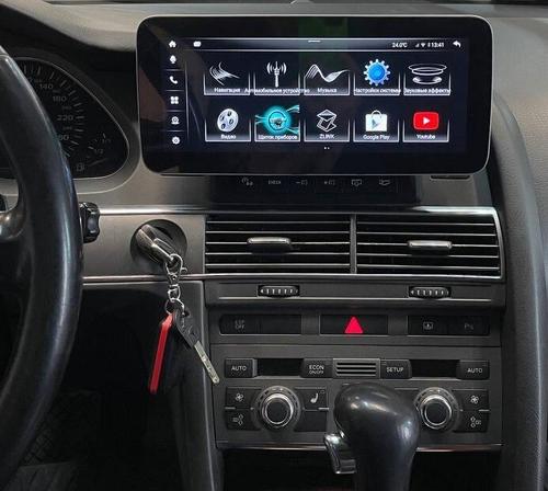 Магнитола для Audi A6 2004-2008 2G - Parafar PF7948QHD2G монитор 10" на Android 11, Быстрая, SIM-слот