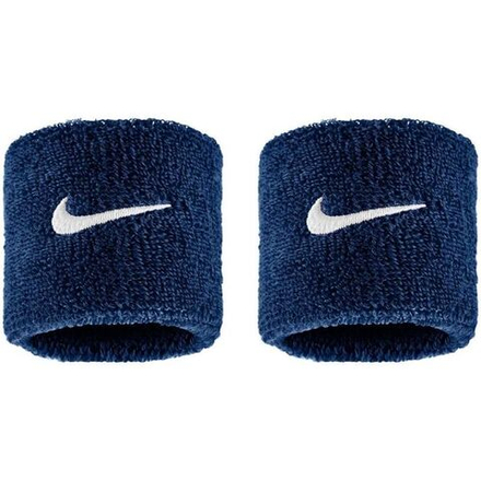 Напульсники теннисные Nike Swoosh 2P - college navy/white