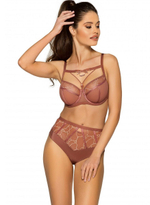 Роскошный бюстгальтер Savane с чашкой +size на тонком поролоне (Размер: 75J) (Цвет: пудровый)