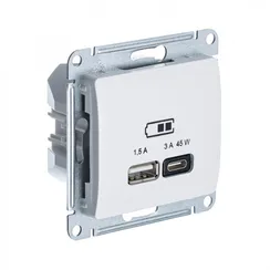 Розетка с USB A+C Systeme Electric Glossa Бежевый GSL000229