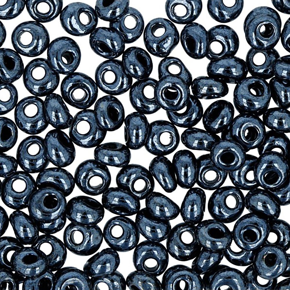 Бисер Toho Magatama 2 (3 мм), 500 г, 0081 т.серый Бисер Toho Magatama 2 (3 мм), 500 г, 0081 т.серый