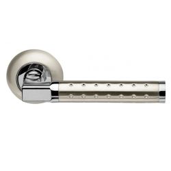 Ручка раздельная ARMADILLO ERIDAN LD37 SN/CP-3 матовый никель/хром (кв. 8х140) /31857/