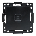 Стокгольм Механизм Розетки RJ-45 1-местной черный EKF PROxima