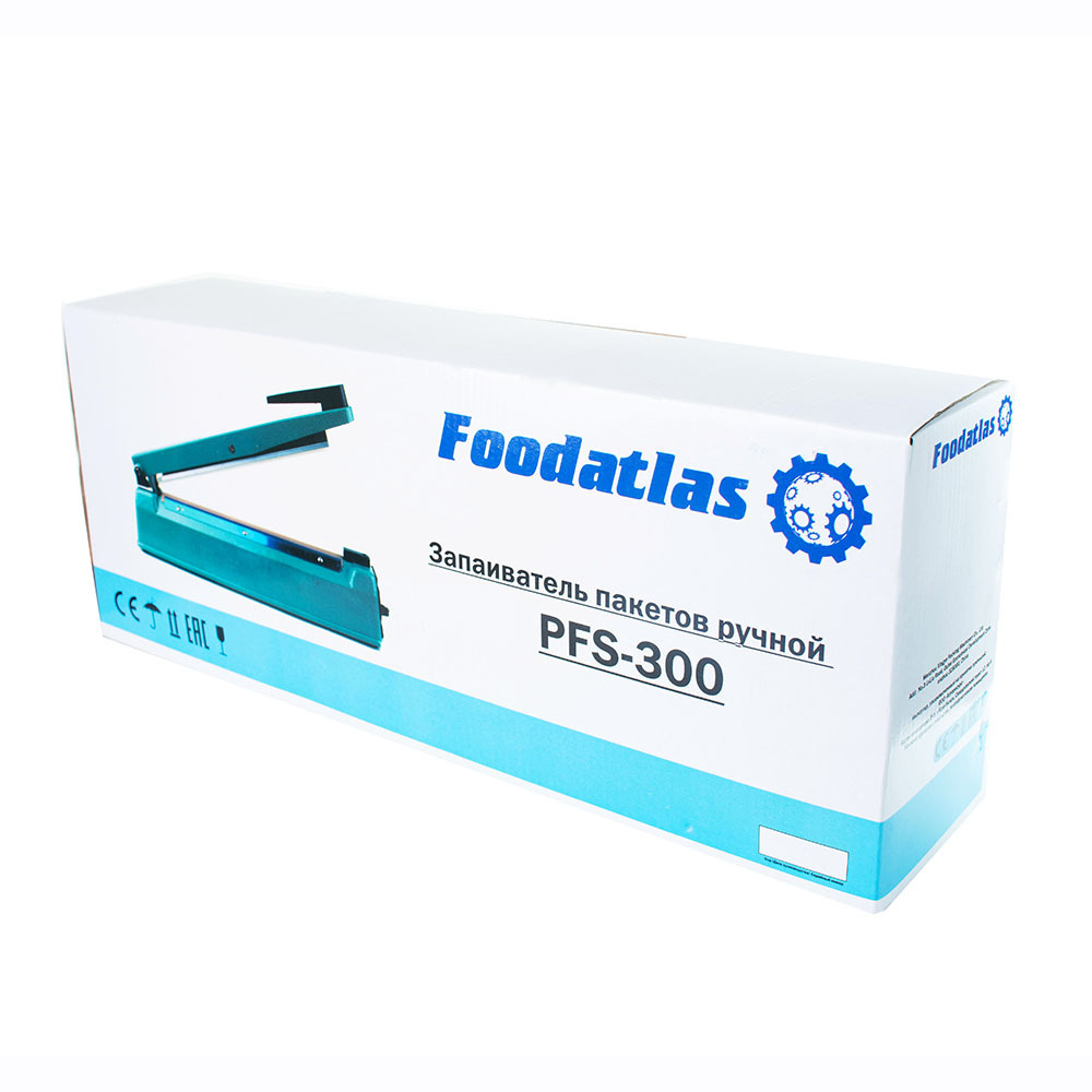 Запайщик пакетов ручной PFS-300 (металл, 2 мм) Foodatlas Pro