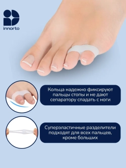 Разделитель для мизинца ног
