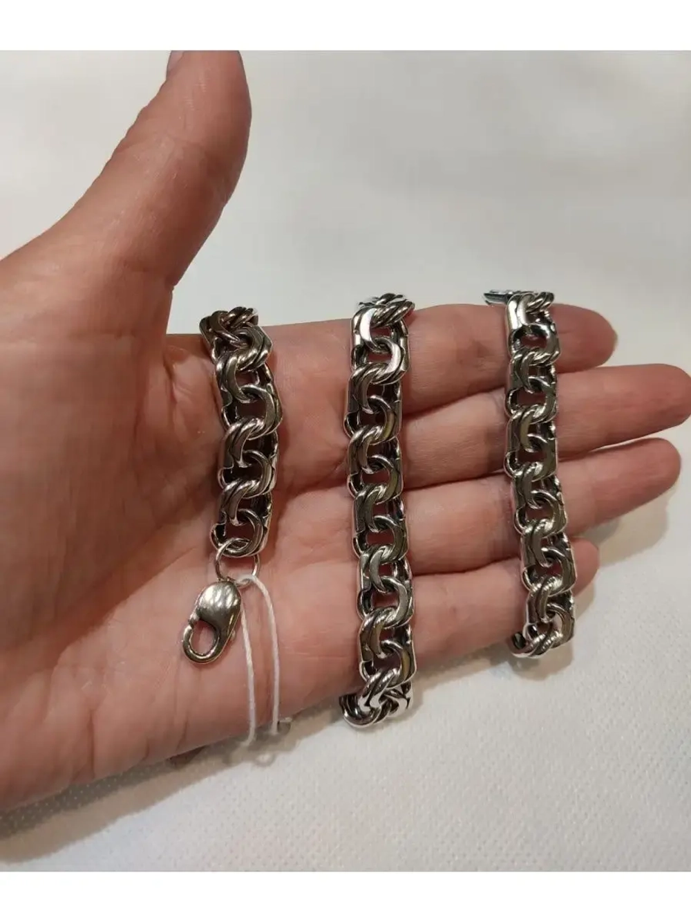 Серебряная цепочка Бисмарк