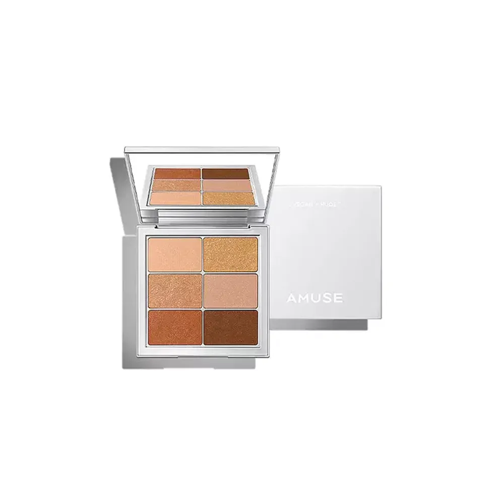 Палетка теней для век AMUSE EYE VEGAN SHEER PALETTE - 01 SHEER NUDE