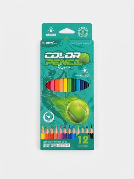 Rəngli karandaş \ Цветные карандаши Yalong color pencil tennis