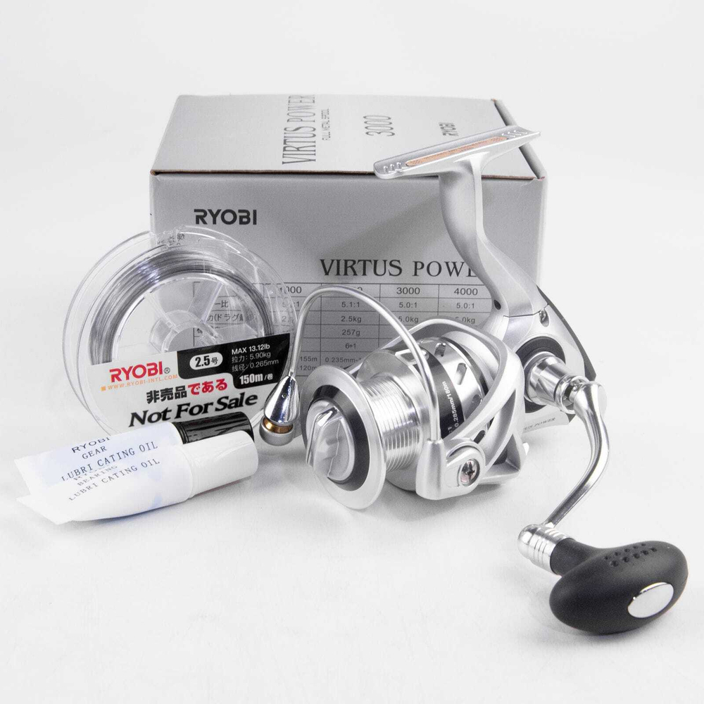 Катушка безынерционная Ryobi Virtus Power (3000, 6+1BB, мет. шпуля)