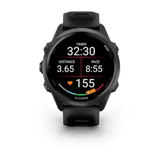 Умные часы Garmin Forerunner 570 - 42 мм Сланцево-серый алюминий с черным ремешком