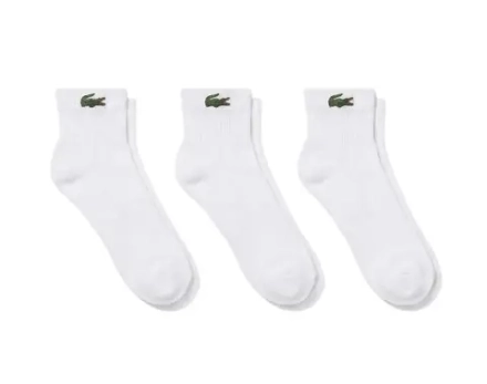 Теннисные носки Lacoste Low 3P - white