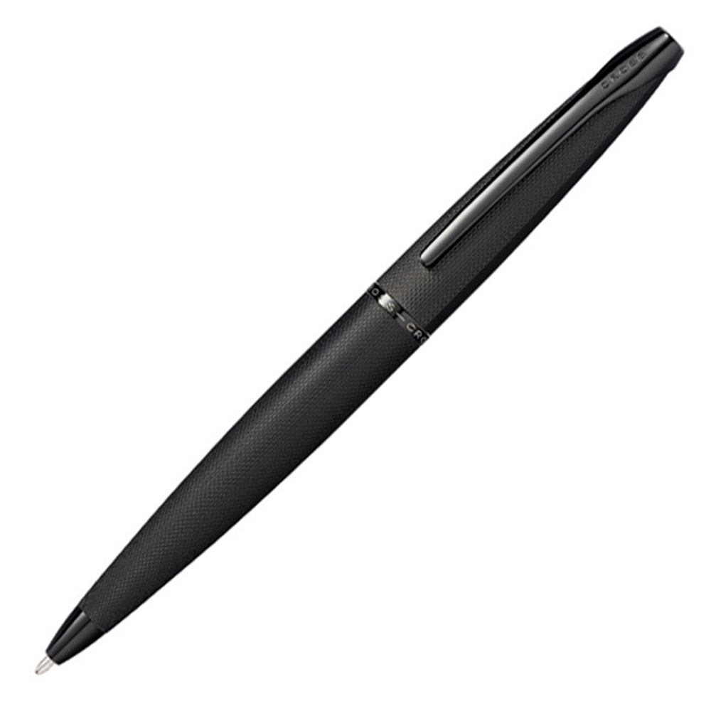 Черная шариковая ручка Cross ATX Brushed Black PVD