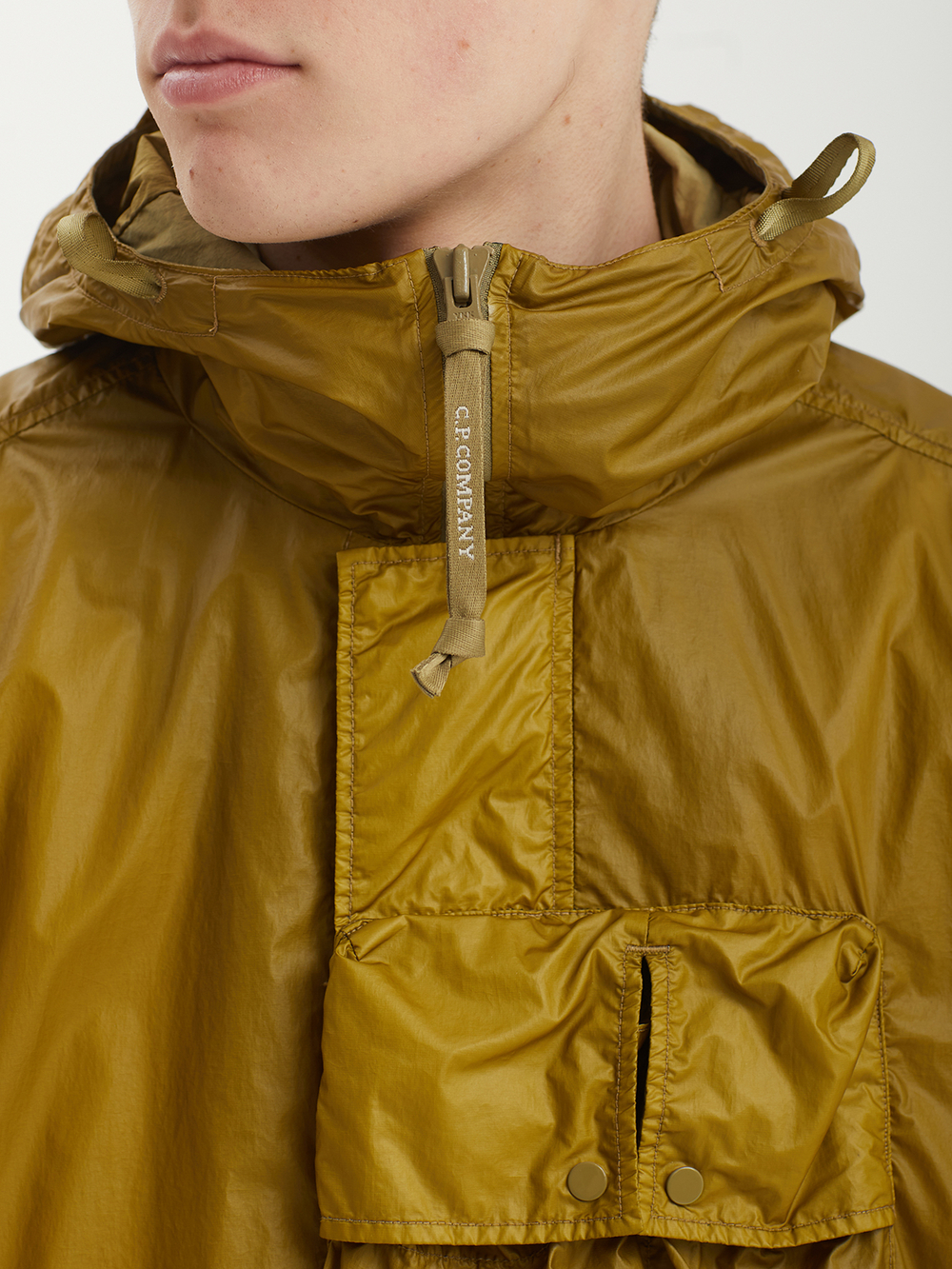 Мужская Куртка Flatt Nylon Mixed Hooded Lens