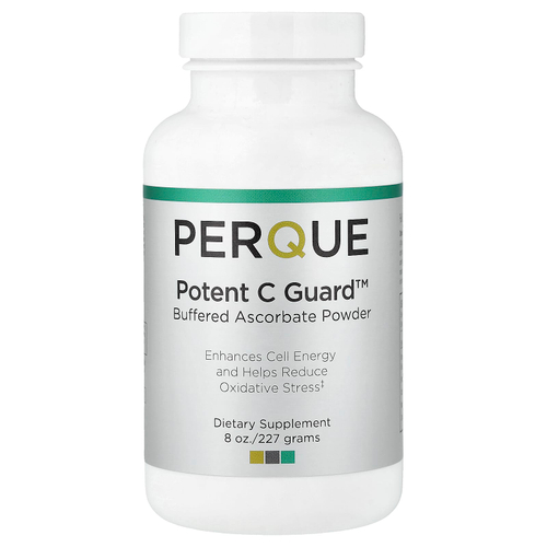 PERQUE, Potent C Guard™, буферизованный аскорбат в порошке, 227 г (8 унций)
