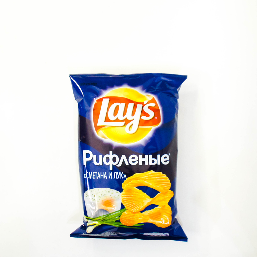 Чипсы Lays 70 гр Сметана-лук  (25)