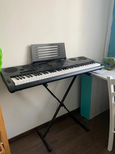 Синтезатор casio wk 7600 76 клавиш б/у