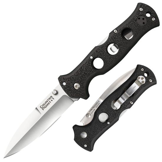 Складной нож Cold Steel 10AB Counter Point I c клинком из стали AUS-10A, рукоять Grivory (Griv-Ex)