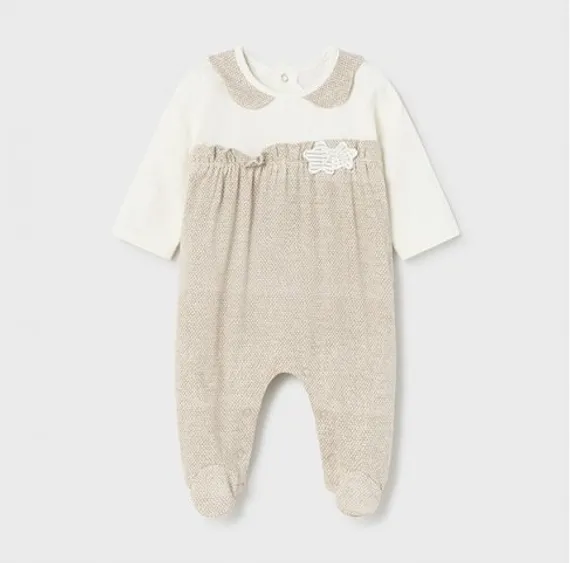 Комбинезон для девочки Mayoral Newborn Бежевый