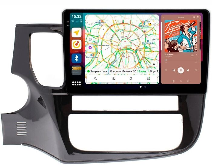 Магнитола для Mitsubishi Outlander 3 2012-2022 - Kuberg OL-1633 QLed+2K, Android 12, Быстрая, CarPlay, 4G SIM-слот