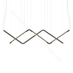 Pendant design lamp  Pipeline by ANDlight (Black)